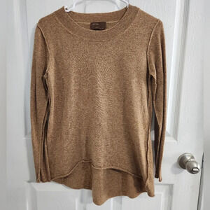Kerisma angora blend brown stretchy sweater boho woman size medium